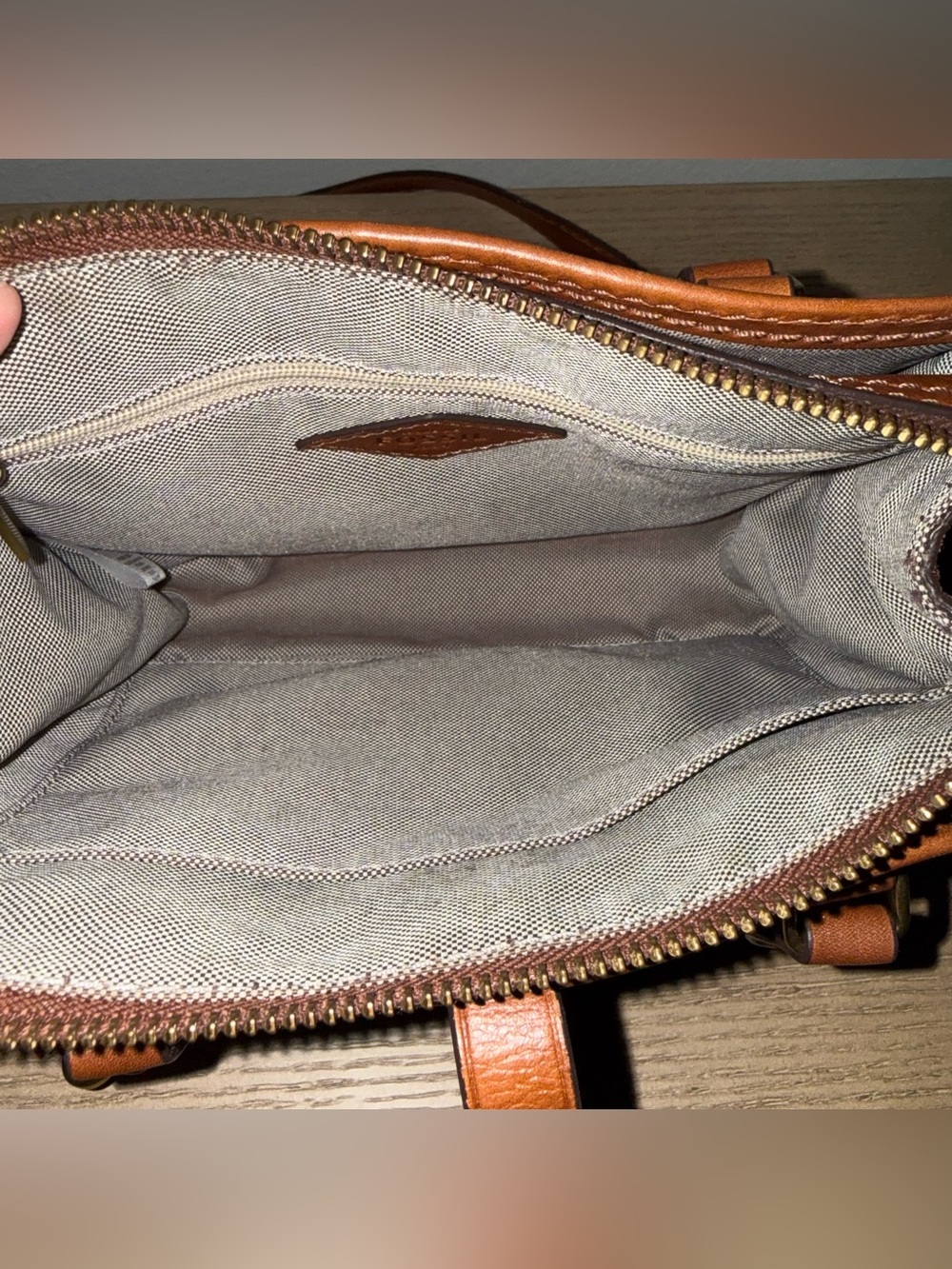 Fossil Ryder Leather Mini Satchel Bag in Brown - Picture 10 of 11
